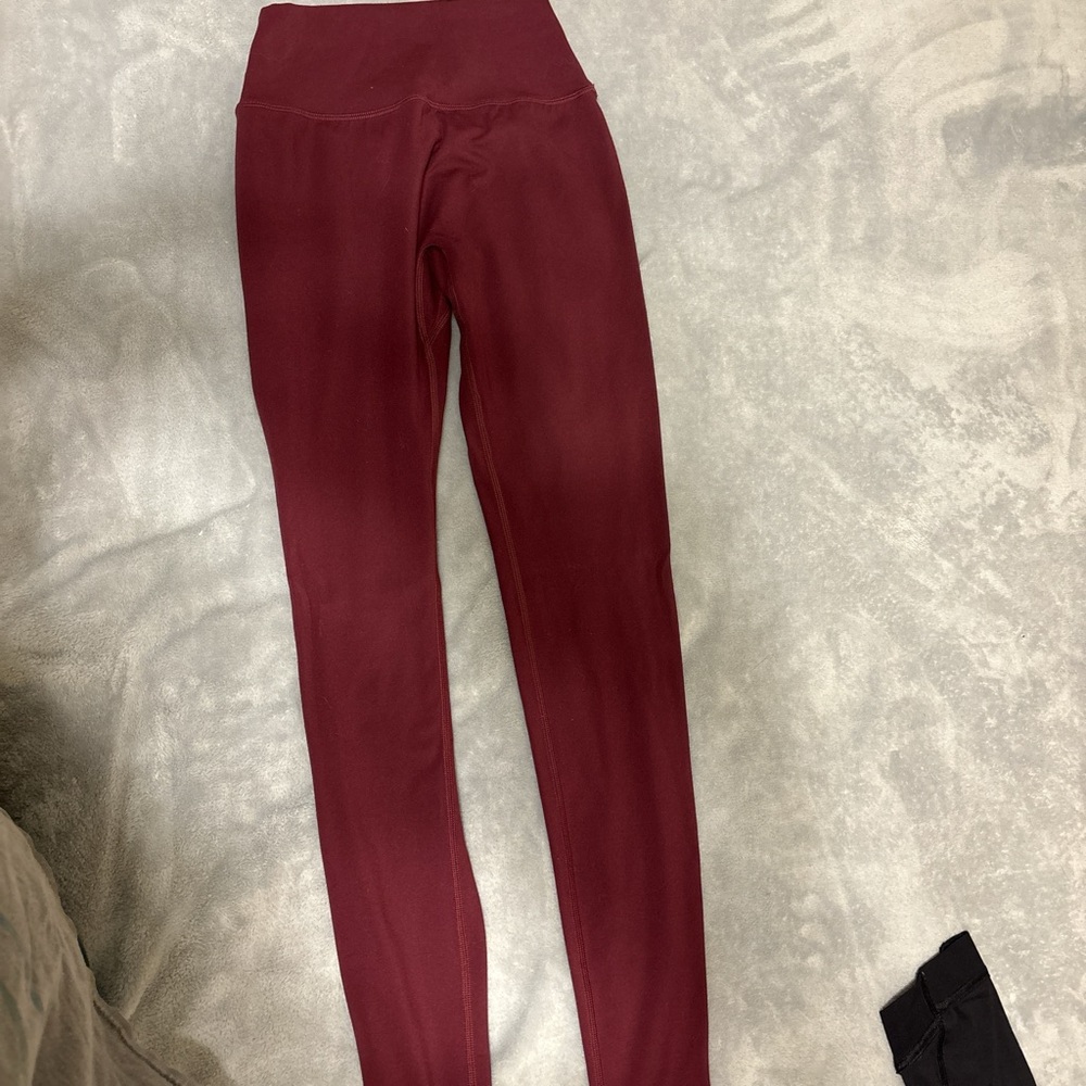 Alphalete Burgundy Leggings